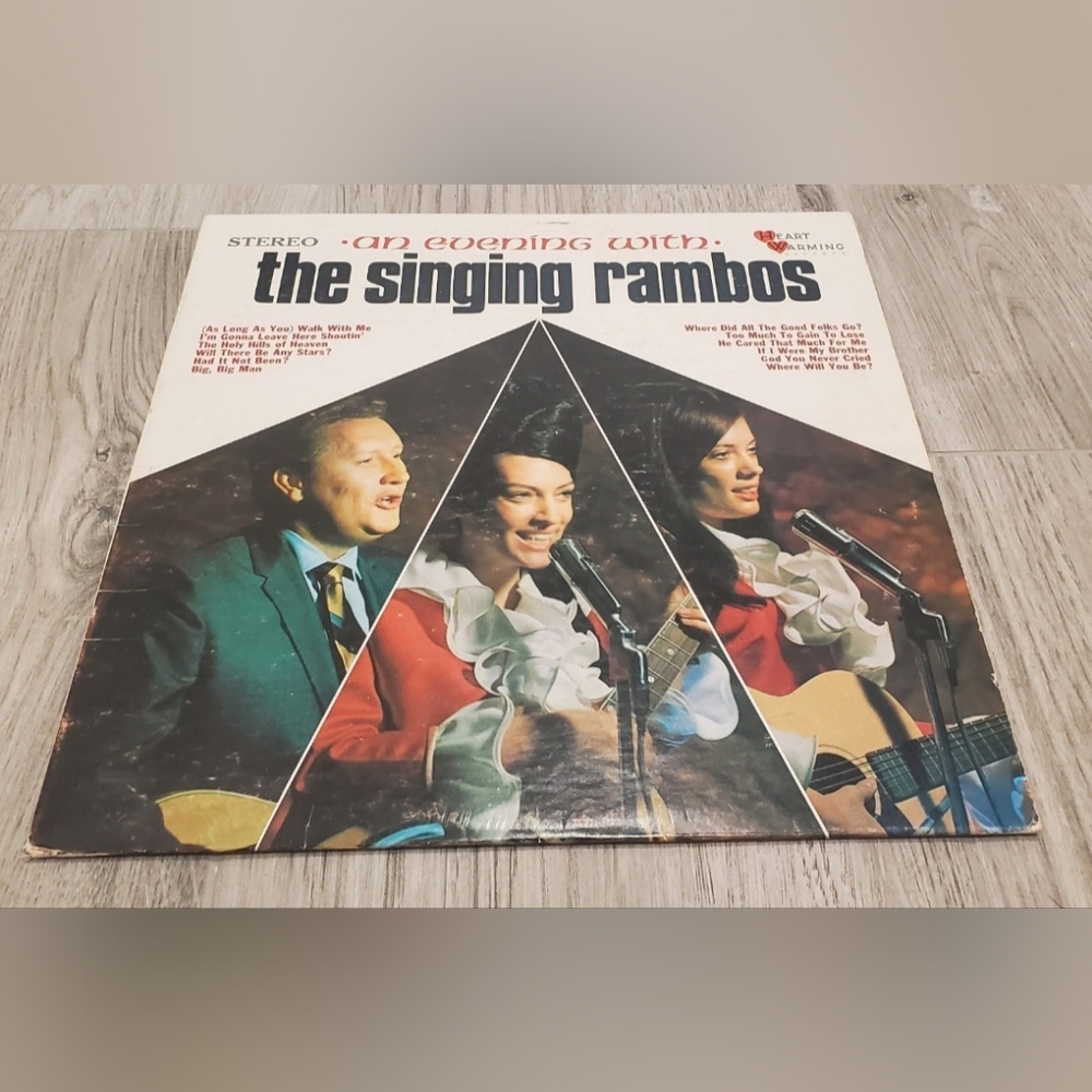 BOGO An Evening With The Singing Rambos Vinyl Record LP Vintage Album